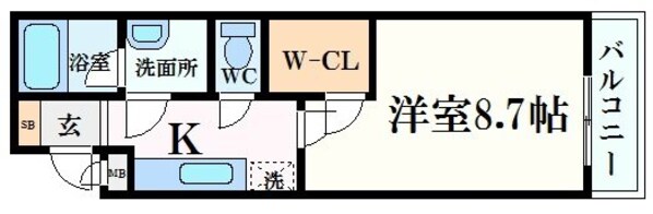 西宮駅 徒歩5分 3階の物件間取画像